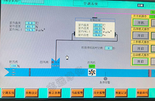 萬級(jí)無菌凈化車間中空氣質(zhì)量檢測及控制系統(tǒng)-志遠(yuǎn)凈化工程